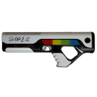 Детский водяной бластер на аккумуляторе с автозабором воды Rainbow Water Gun White