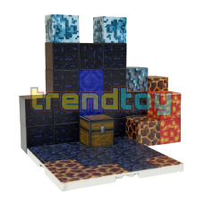 Магнітний конструктор Minecraft «Обсидіановий портал» (26 блоків)