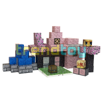 Магнітний конструктор Minecraft «Рожевий біом. Сакура» (86 блоків)