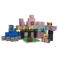 Магнітний конструктор Minecraft «Рожевий біом. Сакура» (86 блоків)