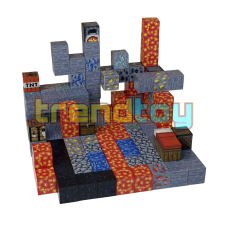 Магнітний конструктор Minecraft «Підземна копальня» (143 блоків)