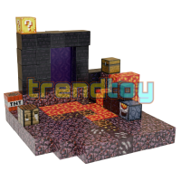 Магнитный конструктор Minecraft «Лавовый портал» (128 блоков)