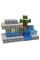 Магнітний конструктор Minecraft «Сніговий будиночок» (110 блоків)