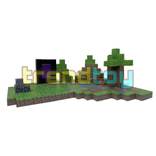 Магнітний конструктор Minecraft «Лісовий портал у Незер»  (385 блоків)