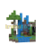 Магнітний конструктор Minecraft «Таємна база біля водоспаду» (308 блоків)