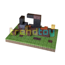 Магнитный конструктор Minecraft «Руины Незера» (190 блоков)