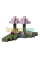 Магнітний конструктор Minecraft «Сакурова галявина» (128 блоків)