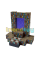 Магнітний конструктор Minecraft «Магічний книжковий портал та кімната зачарувань» (32 блоків)