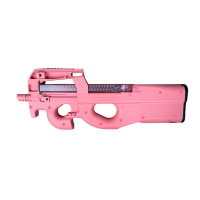 Автомат Гель Бластер на Орбизах Розовый P90 + Коллиматор + 20 тысяч орбизов PINK EDITION