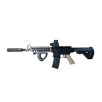 Игрушечный автомат M4A1 Black v2 с коллиматорным прицелом