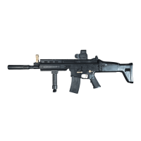 Игрушечный автомат на орбизах FN SCAR Black V2 + комплект аксессуаров