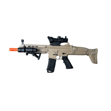 Игрушечный автомат на орбизах FN SCAR Kids + лазерный прицел + оптический прицел