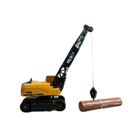 Игрушечный строительный подъёмный кран на радиоуправлении с аккумулятором и игрушечным деревом в комплекте Игрушечный строительный подъёмный кран на радиоуправлении с аккумулятором и игрушечным деревом в комплекте