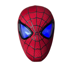 Супергеройская маска Человека-Паука с подвижными глазами и подсветкой Spider-Man Marvel