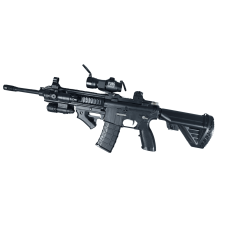 Детский Игрушечный Автомат Гель Бластер на Орбизах M416 Black + Глушитель + Лазерный Прицел + Оптика и Фонарик