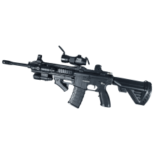 Детский Игрушечный Автомат Гель Бластер на Орбизах M416 Black + Глушитель + Лазерный Прицел + Оптика и Фонарик