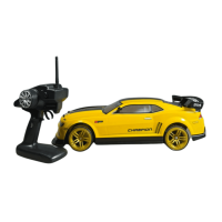 Радиоуправляемая машинка Chevrolet Camaro с LED-подсветкой колёс и запасными шинами — скорость до 70 км/ч! 1:10