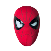 Супергеройская маска Человека-Паука (Spider-Man) с подвижными глазами, подсветкой и паучками на глазах | Marvel | Управление + зарядка в комплекте