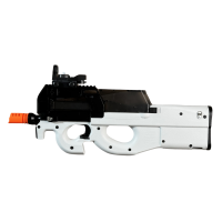 Дитячий Автомат Гель Бластер на Орбізах Электричний P90 + Коліматор White