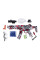 Детский Игрушечный Автомат Гель Бластер на Орбизах + 1 дополнительный магазин + 10000 орбизов MP5 Red