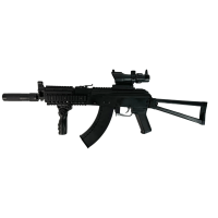 Игрушечный автомат гель-бластер на орбизах AK-47 + 20 тысяч орбизов Black