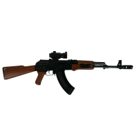 Игрушечный гель-бластер на орбизах AK-47 WOOD EDITION