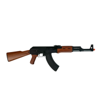 Игрушечный гель-бластер на орбизах AK-47 + 30 тысяч орбизов PRO WOOD EDITION