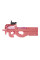 Автомат Гель Бластер на Орбизах Розовый P90 + Коллиматор + 20 тысяч орбизов PINK EDITION