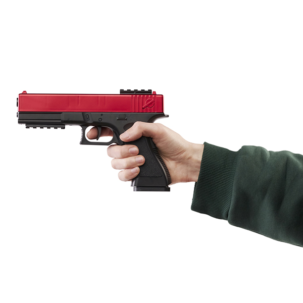 Детский Игрушечный Пистолет Гель Бластер на Орбизах Glock Candy Apple + Глушитель + Лазерный прицел + 2 Обоймы и Барабан + 10 тысяч орбизов
