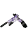 Іграшковий Пістолет Glock17 Violet Гель Бластер на Орбізах + Глушник + лазерний приціл + 2 Магазини та Барабан + 10 тисяч орбізів