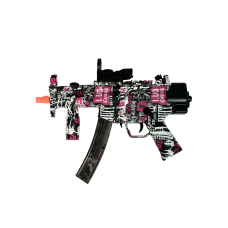 Дитячий Іграшковий Пістолет-кулемет MP5K colorful  Гель Бластер на Орбізах + Глушник + коліматорний приціл + 15 тисяч орбізів