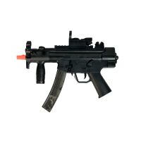 Дитячий Іграшковий Пістолет-кулемет MP5K Black Гель Бластер на Орбізах + Глушник + коліматорний приціл + 15 тисяч орбізів