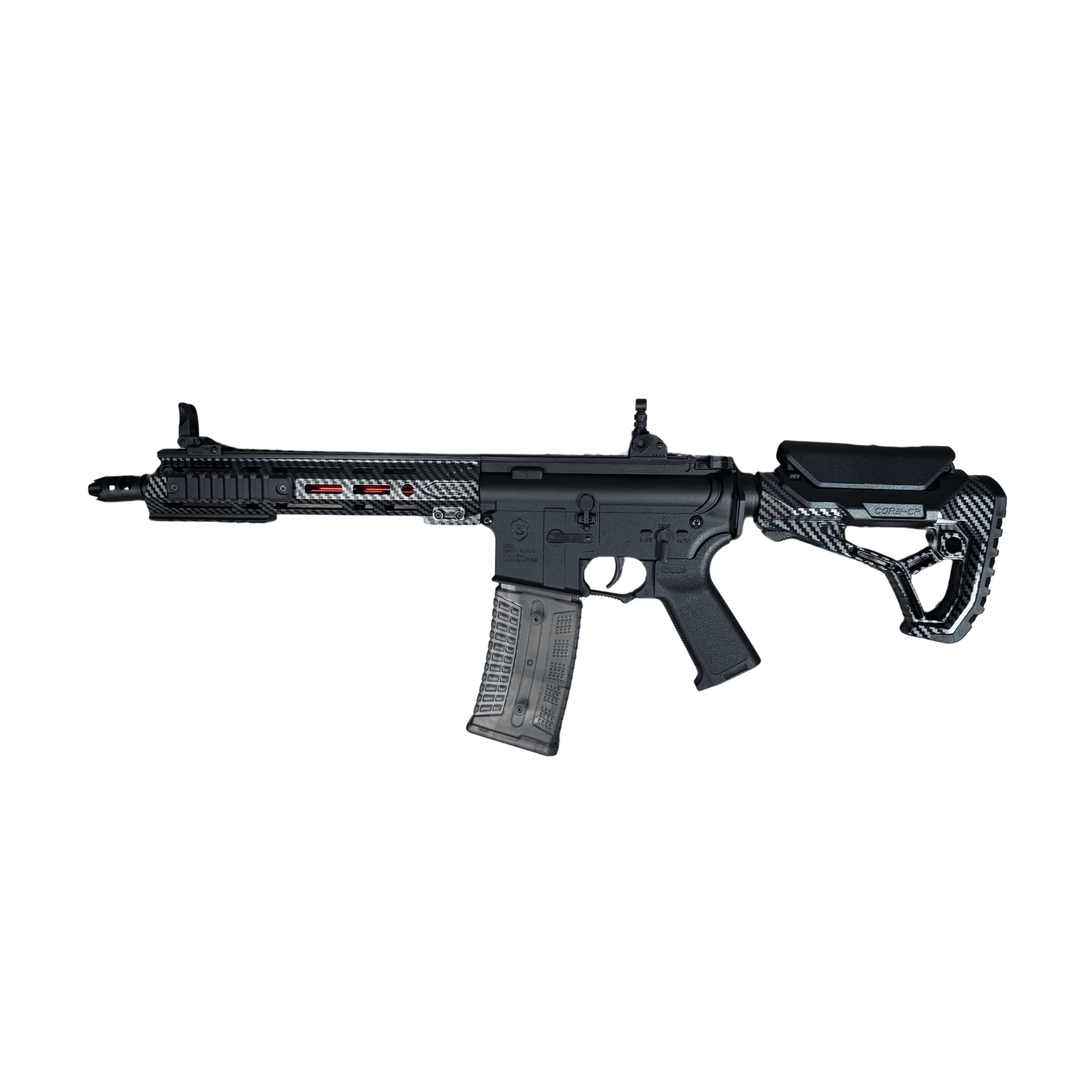 Игрушечный автомат на орбизах F4CQB PRO Carbon + 30 000 орбизов +