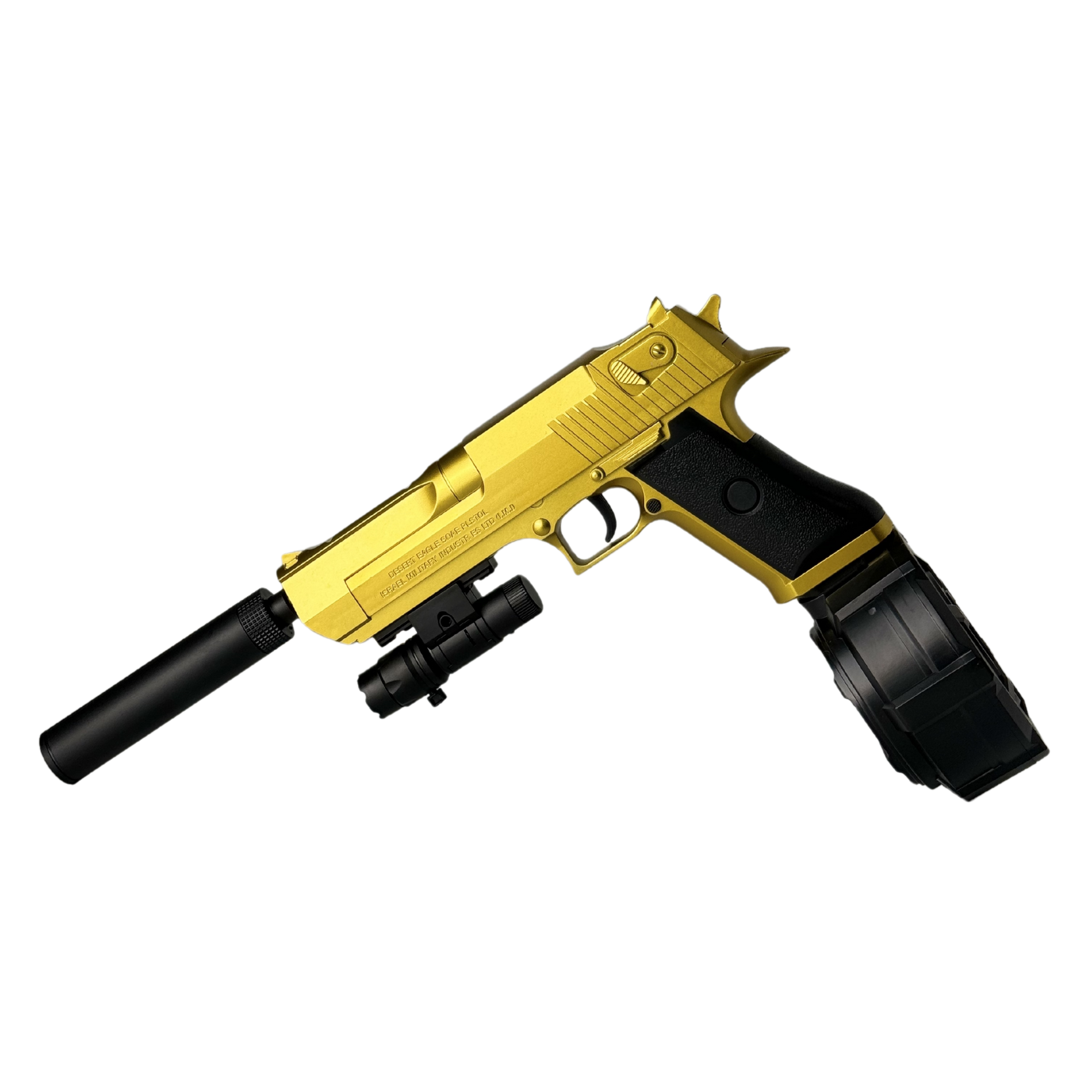 Игрушечный пистолет Desert Eagle Gold Гель Бластер на Орбизах +